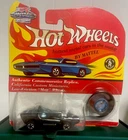 HOT WHEELS #5715 SILHOUETTE BLACK  1/64 25th ANNIVERSARY 1993 REDLINES