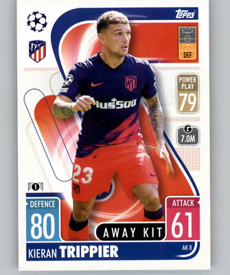 2021-22 UEFA Match Attax Extra AWAY KIT Singles ~ YOU PICK Complete Your Set
