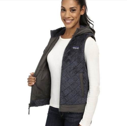 Los Gatos Reversible Hooded Vest Gray 