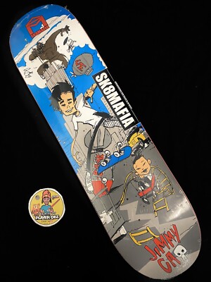 RARE Fun Series Jimmy Cao Sk8mafia Skateboard Deck Pro Model 8.06