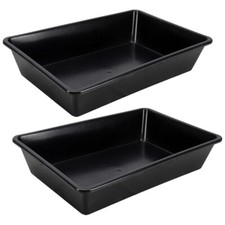 2x 20L Ölauffangwanne Ölauffangbehälter Kunststoffwanne Ölwanne Auffangwanne