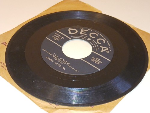 SAMMY DAVIS JR The Birth Of The Blues / Love" 45 RPM Decca 9-29393 - Picture 5 of 13