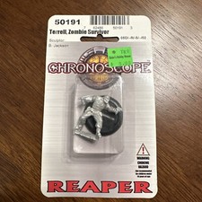 Reaper 50191 28mm Terrell, Zombie Survivor Chronoscope Metal Unpainted Miniature
