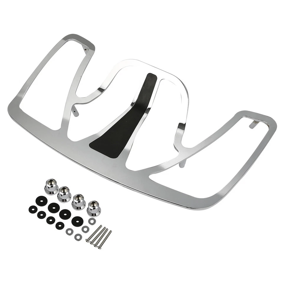 Portaequipajes cromado apto para Honda Goldwing GL1800 GL 1800 2001-2017 2015 2016 17 Foto 2 de 4