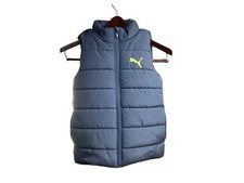 Puma Blue Puffer Vest Child Size 7/8