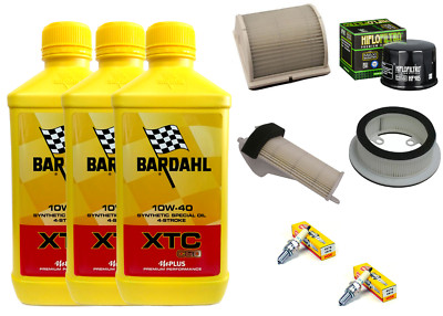 INSPEKTIONSSET YAMAHA T-MAX 500 01/07 BARDAHL XTC 10W40 ÖLFILTER LUFT KERZEN