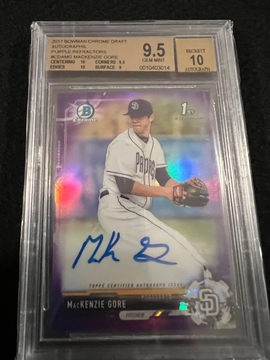 Bowman Baseball Serial Numbered Sports Trading Cards & Accessories
