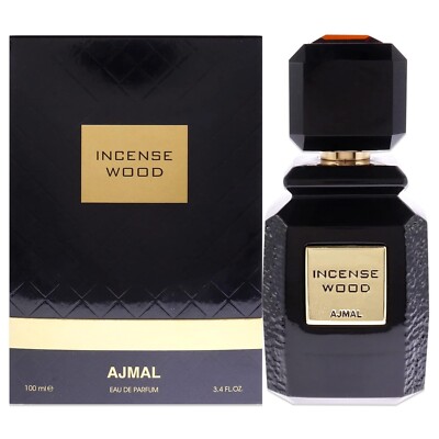 Ajmal Incense Wood 3.4oz Eau De Parfum Unisex Perfume