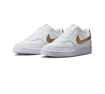 Size Nike Court Vision Next Nature Low White Metallic Gold W - Main Image