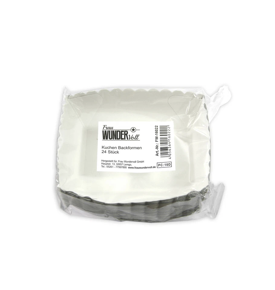 Kuchen Backformen 48 Stück, grau, weiße Punkte Mini Kuchenform Kastenform Einweg - Bild 2 von 2