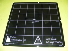 MK2a BLACK SQUARE ALUMINUM 12V 300MMX3MM HEATED HOT BED 3D PRINTER USA EXPEDITE