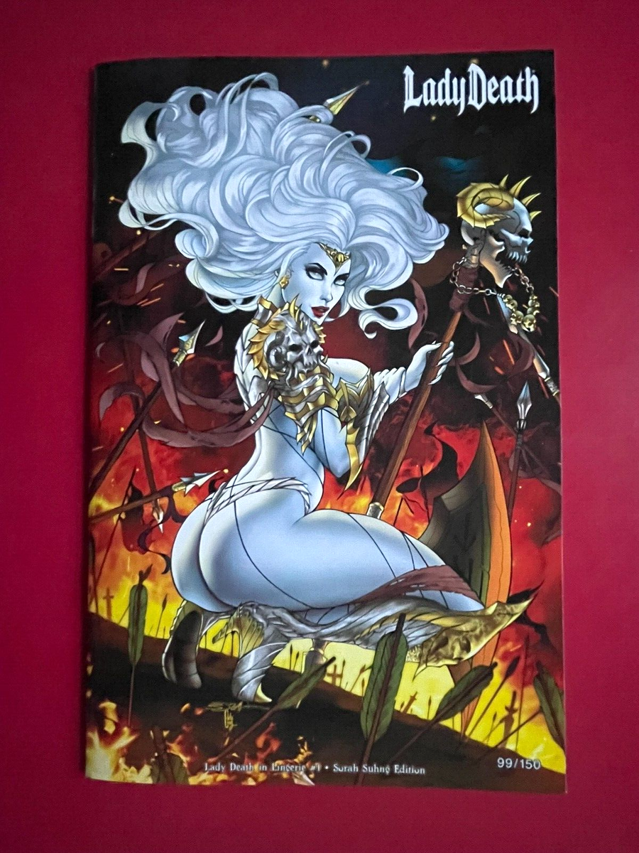 LADY DEATH IN LINGERIE #1 (NM) SORAH SUHNG Variant LE 150 Coffin
