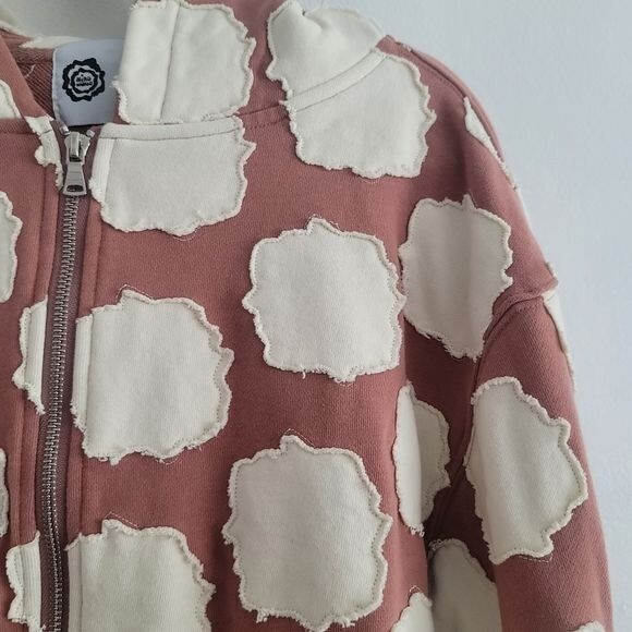 Mind Liquid Studio Men Size XL Patchwork Zip Hood… - image 8