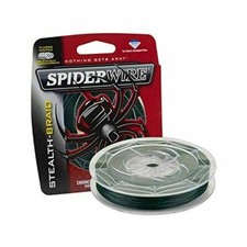 SPIDERWIRE STEALTH Moss Green Braided Fishing Line 125/300 YD - SELECT LB TEST