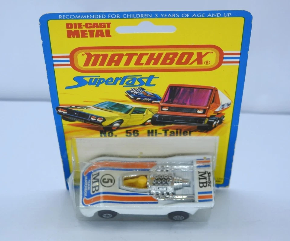 MATCHBOX SUPERFAST EE. UU. HI TAILER Nº56 COMO NUEVO CARDADO Y SIN ABRIR 1974-78 Foto 3 de 4
