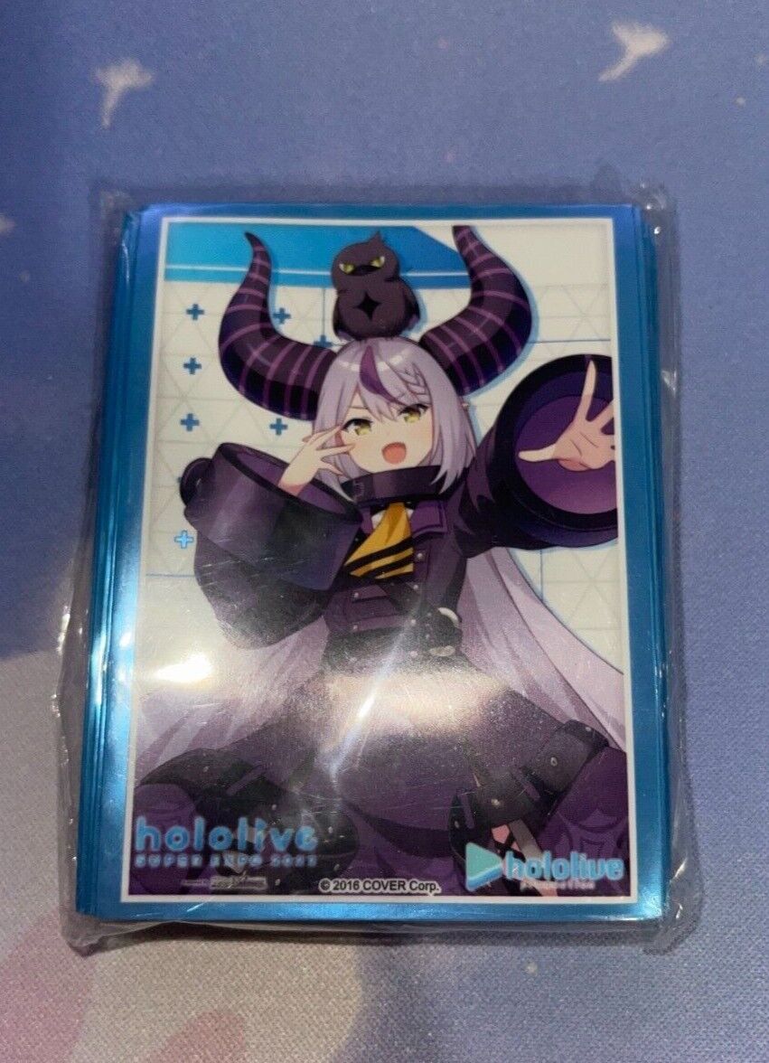 Hololive Laplus Darkness Sleeves Super Expo 2022 - La+ Card Hololive Laplus Darkness Sleeves Super Expo 2022 - La+ Card