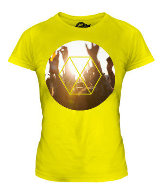 MUSIC FESTIVAL FASHION PRINT LADIES T-SHIRT TEE TOP GIFT CLOTHES INDIE