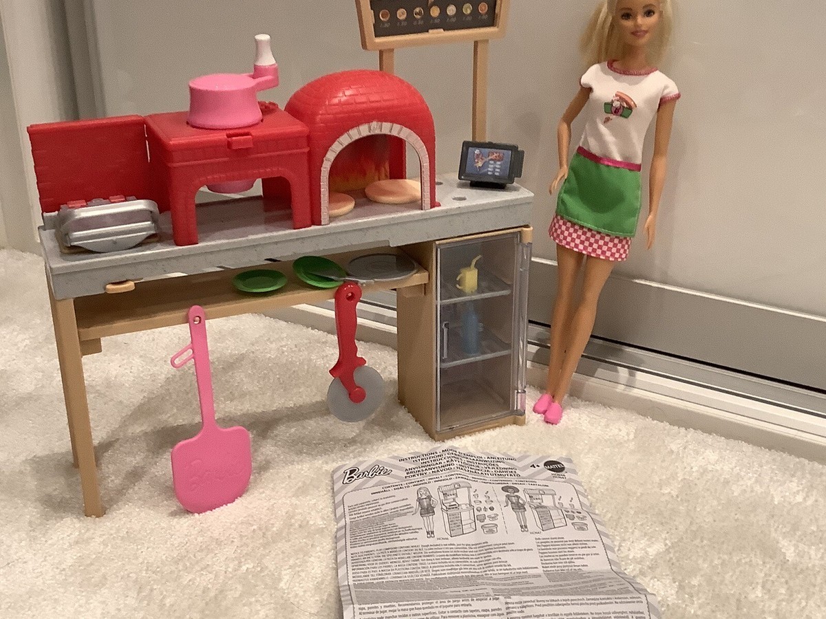 Barbie The Pizzeria Pizza Chef With Doll Play Set FHR09 (excludes