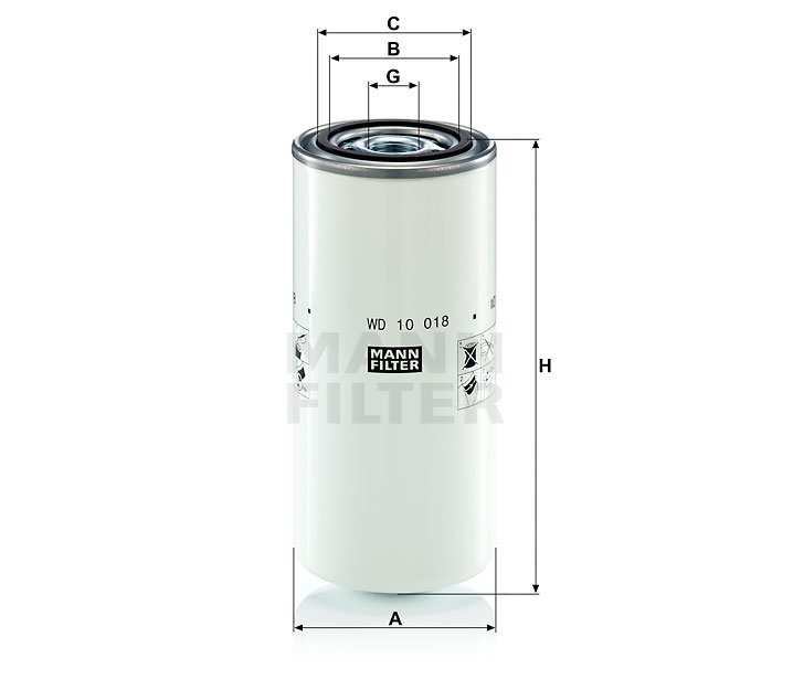MANN-FILTER WD 10018 - Filtro Sistema idraulico NEW HOLLAND-VOLVO