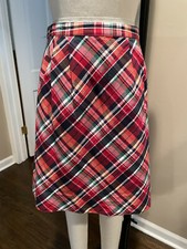 Vineyard Vines Plaid Straight Wharf Skirt - Sz 2 - NWT