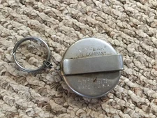 Vintage key-bak self retracting key chain reel Made in Wausa WI USA
