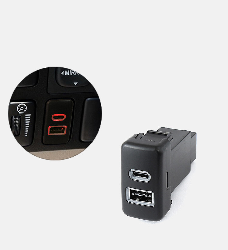 Switch USB Doble Cargador Para Toyota - Mr Led Tienda Online - Mr Led