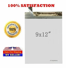 9X12 Poly Mailers Bags 50 100 200 250 300 500 600 700 1000 1500 2000