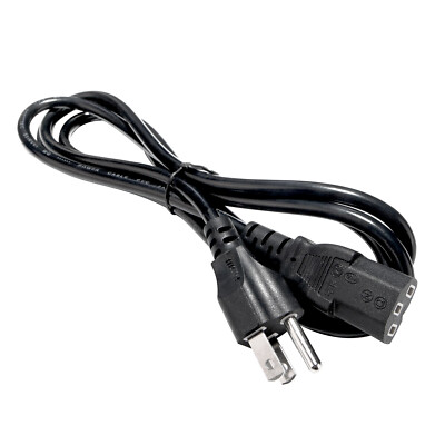 Lot of 100  6ft Standard AC Male Power Cord Cable Monitor Computer PC 3-Prong