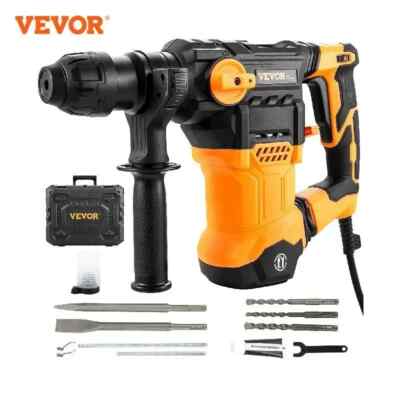 Rotary Hammer Drill 1500W Max Drilling 32mm 4 Modes SDS-Plus Corded Demolition