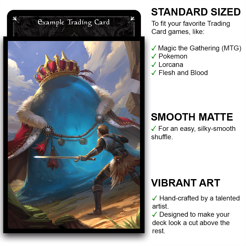 Grobulus  The Slime King  MTG Size  100 Smooth Matte Card Sleeves | eBay