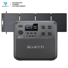 BLUETTI Elite 200 V2 2600W 2073.6Wh Power Station 200W Solar Panel for
