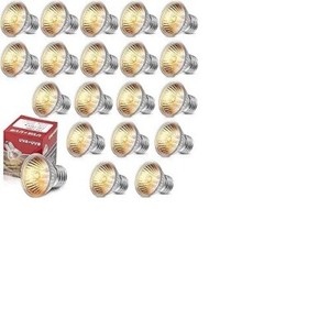 Reginary 6 Pcs 75W Turtle Reptile Amphibian Heat Lamp Bulb Sun Basking Lamp UVB
