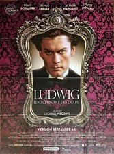 Affiche cinéma LUDWIG 120x160cm Poster / Luchino Visconti / Romy Schneider