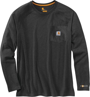 carhartt force cotton delmont long sleeve t shirt