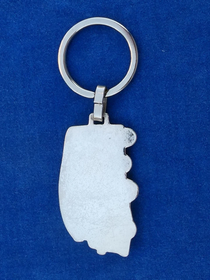 JOLI Nice RARE TOP ++ PORTE-CLES 3D VINTAGE Key ring - CITROEN H - FOURGON Van - Photo 3/3