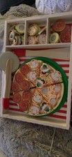 Play Food Set Kitchen Kids Kit Easy Fake Toys Pretend Baking Party Pizza Bakery