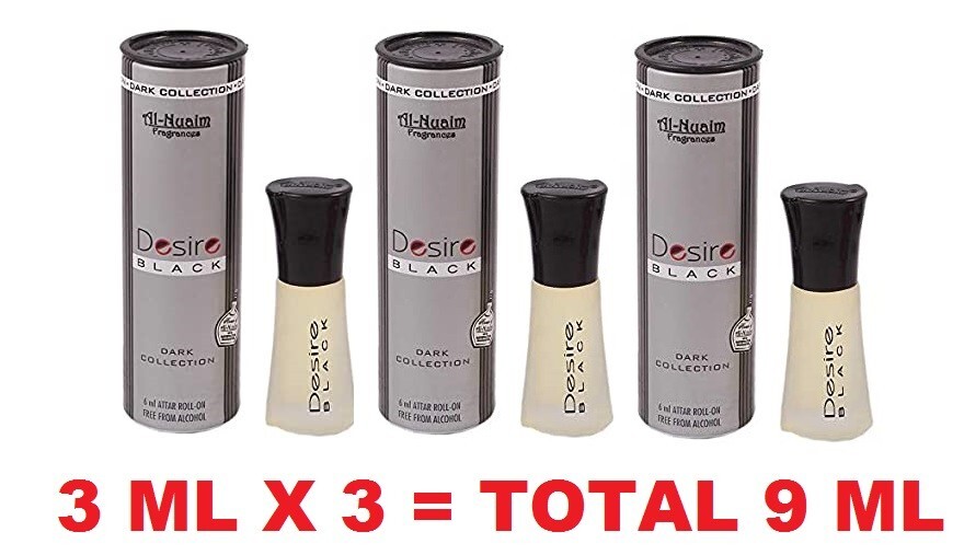 Wholesale Top Quality ml al nuaim black desire perfume(pack of