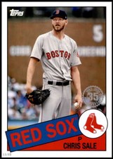 Chris Sale 2020 Topps 1985 35th Anniversary 5x7 #85-15 13/49 Red Sox