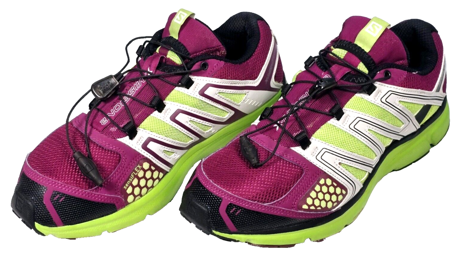 Scarpe da ginnastica Salomon X Mission 2 City Trail verde marrone Quicklace donna 8