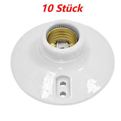 10 x E27-Sockel Lampenfassung 230V Keramik Fassung Light Socket