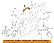 KIA OEM 17-22 Sportage Front Door Lock Hardware-Handle, Outside 82651D9000