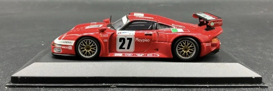 Minichamps 1/43 Porsche 911 GT 1 Le Mans 1997 BMS Italia Martini 430976627 Foto 2 de 4