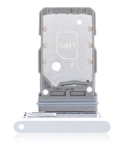 Dual Sim Card Tray Compatible For Samsung Galaxy S21 Plus Phantom Silver 