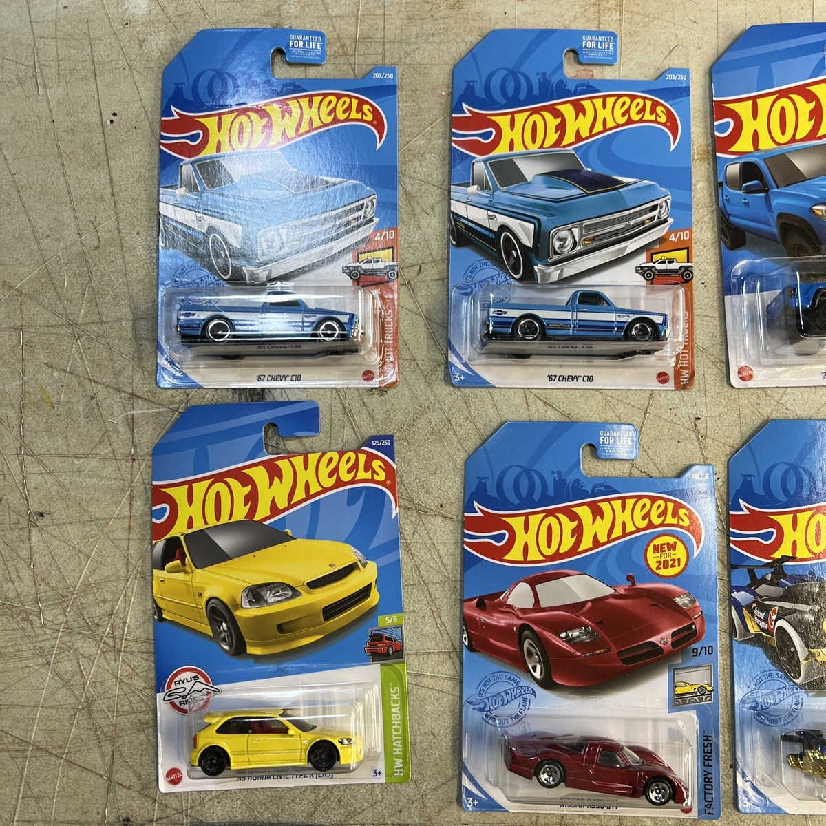 Hot Wheels Lot 2022/2021 Treasure Hunt, Mainline Not Super Tresure