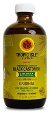Tropic Isle Living Jamaican Black Castor Oil, Glass Bottle (8 Ounce)  