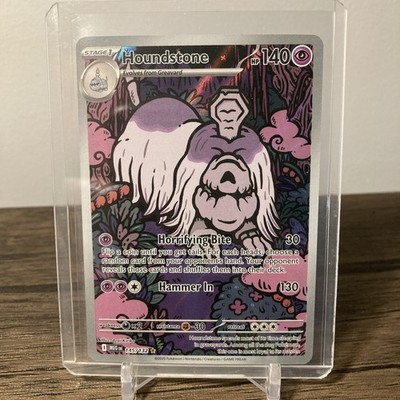Pokemon Mega Evolution - Houndstone #145/132 - Illustration Rare NM