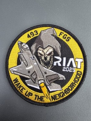 F35 493 Fighter Squadron USAF Patch RIAT 2025