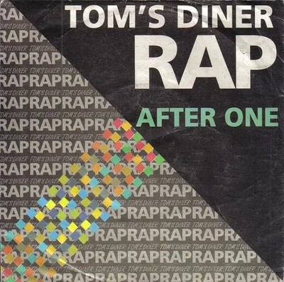 After One Toms Diner Rap Vinyl Single 7inch NEAR MINT Zyx