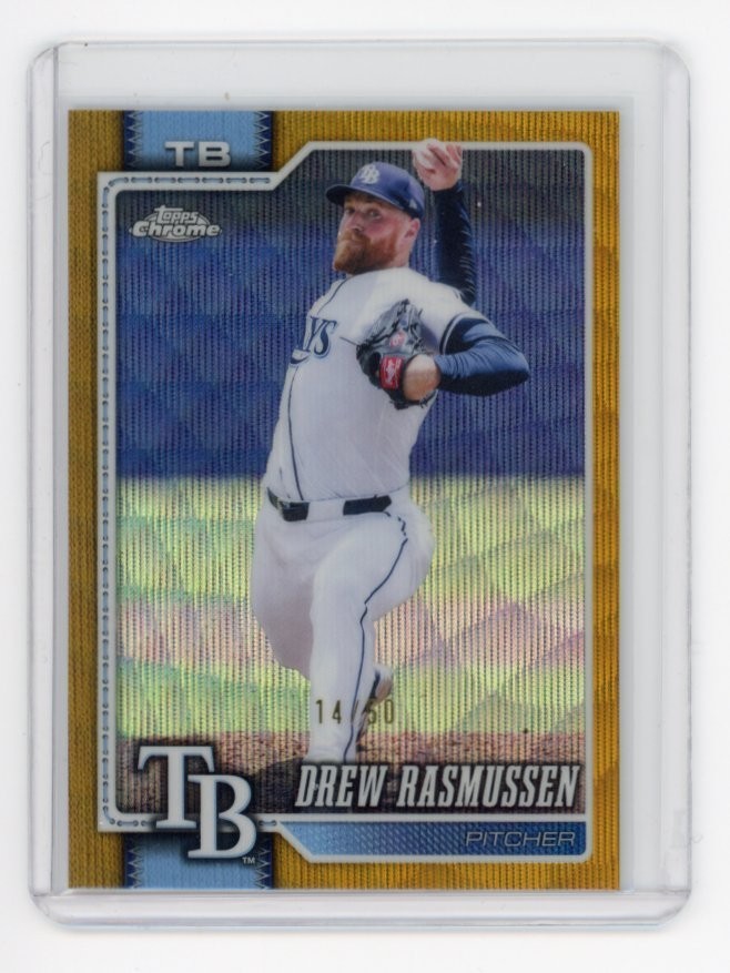 2026 Topps Chrome - Drew Rasmussen #57 Gold Wave 14/50 Tampa Bay Rays