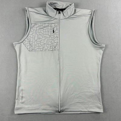 Galvin Green Vest Mens 2XL Full Zip Performance Golf Stretch Gray